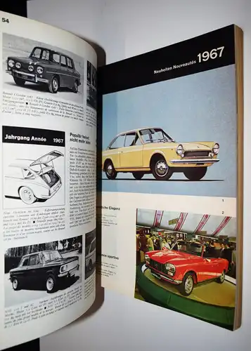 Automobil Revue. Revue Automobile. Bern, Hallwag 1967 AUTOMOBIL-ZEITSCHRIFT