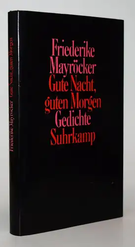 Mayröcker, Gute Nacht, guten Morgen 1982 ERSTE AUSGABE SIGNIERT