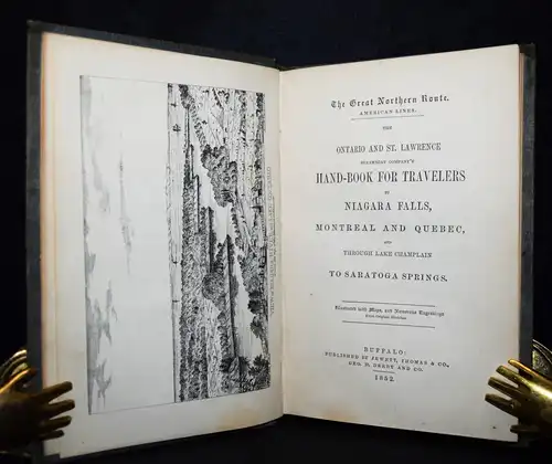 Cleve, Ontario and St. Lawrence Steamboat Company’s hand-book 1852 CANADA TRAVEL