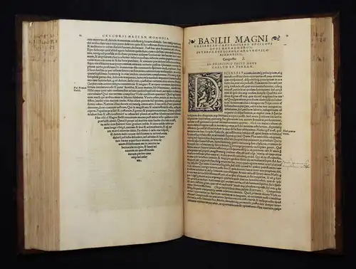 Gregorius, Orationes XXX, Bilibaldo 1531 RENAISSANCE KIRCHENGESCHICHTE ANTIKE