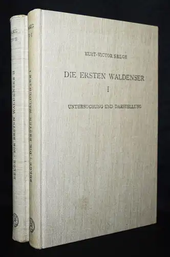Selge, Die ersten Waldenser - 1967 KIRCHENGESCHICHTE WALDENSES