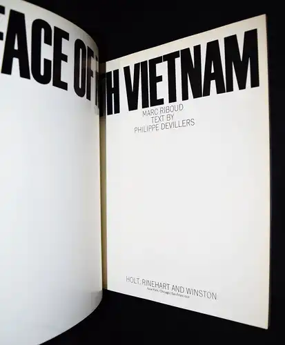 Riboud, Face of North Vietnam SIGNED INSCRIBED For Magnum Photographer James A.