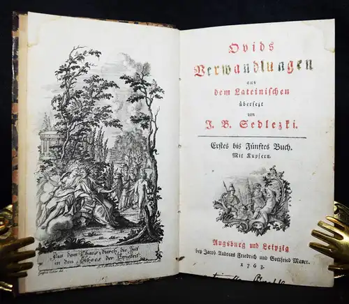 Ovidius Naso, Ovids Verwandlungen - 1763