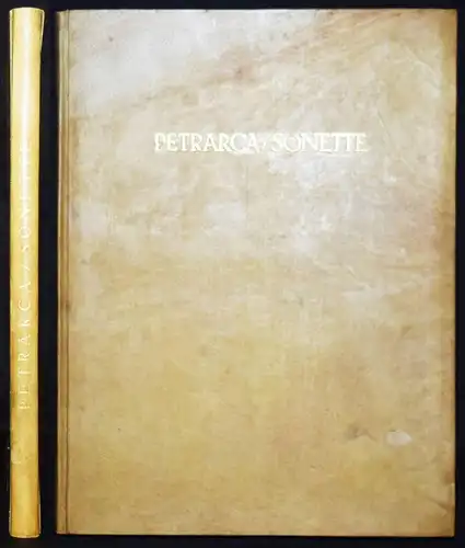 Petrarca, Sonette 1920 VORZUGSAUSGABE 1/300 ORIG.-LITHOGRAPHIEN Adolf Schinnerer