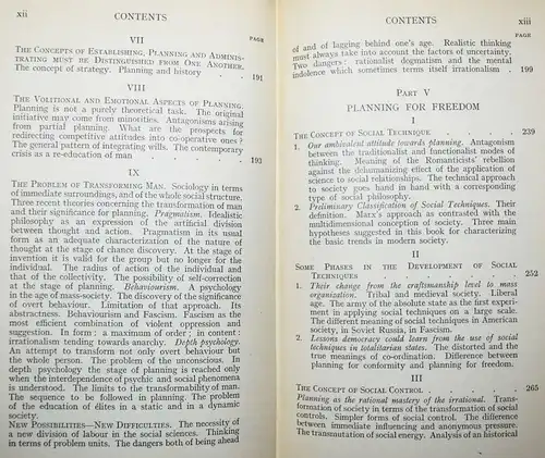 Mannheim, Man and society in an age of reconstruction 1940 SOCIOLOGY