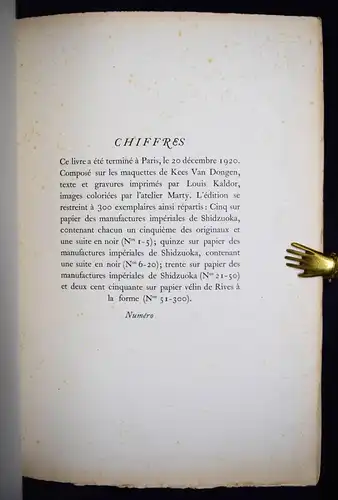 Kipling, Les plus beaux contes NUMMERIERT 1/250 Ex. - Kees van Dongen