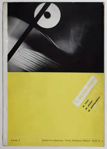 Moholy-Nagy, 60 Fotos - 1930 FIRST EDITION SIGNED !! DEDICATION COPY - BAUHAUS