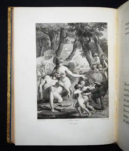 Anacreon. Odes Traduites en Francois, avec le texte grec, la version latine 1799