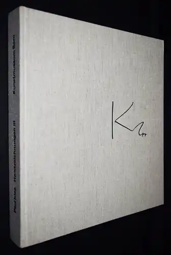 Klee – Glaesemer, Paul Klee. Handzeichnungen III - 1979 WERKVERZEICHNIS RAISONNE