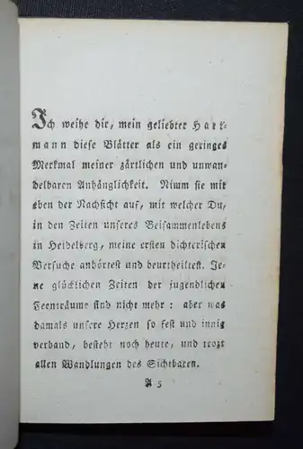 Matthisson, Neueste Gedichte - 1800 - ERSTE AUSGABE