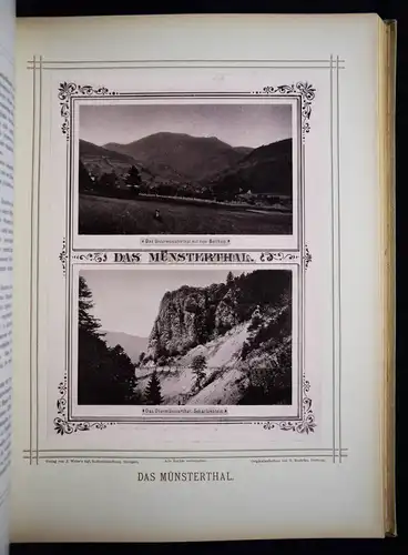 Neumann, Der Schwarzwald in Wort und Bild - 1897 BADEN BADENIA