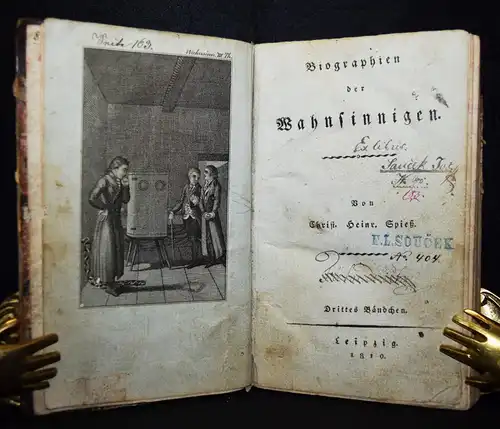 Spiess, Biographien der Wahnsinnigen - 1796 SUIZID SELBSTMORD TRIVIALLITERATUR