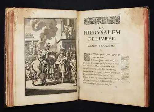 Tasso, La Hierusalem delivree - 1667 BAROCK BAROCKLITERATUR