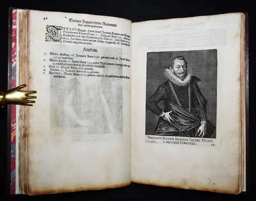 Custos, Contrafehe der Herrn Fugger und Frawen Fuggerin 1620 HANDELSGESCHICHTE