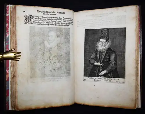 Custos, Contrafehe der Herrn Fugger und Frawen Fuggerin 1620 HANDELSGESCHICHTE