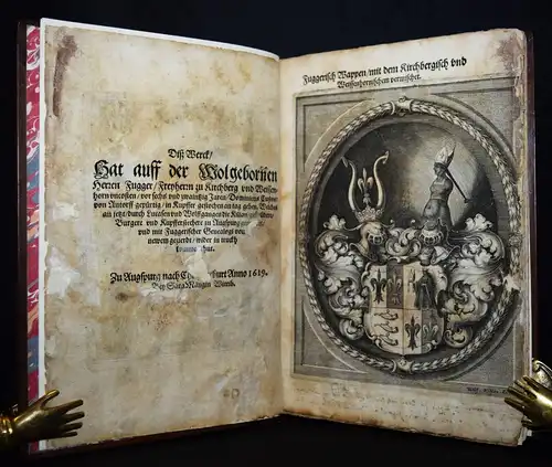 Custos, Contrafehe der Herrn Fugger und Frawen Fuggerin 1620 HANDELSGESCHICHTE