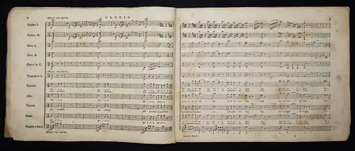 Mozart, Messe à 4 Voix avec accompagnement...1803 ERSTE AUSGABE