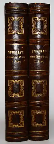 Spinoza, Sämmtliche Werke. Cotta 1871