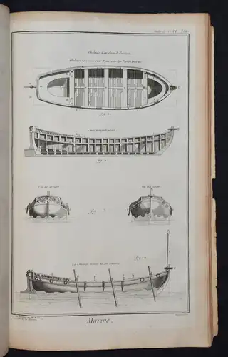 Goussier, Marine. Contenant 37 planches 1787 SCHIFFFAHRT MARINE SCHIFFBAU