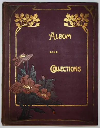 KLEBEALBUM um 1900 SCRAPBOOK OBLATENALBUM OBLATEN – Album pour Collections