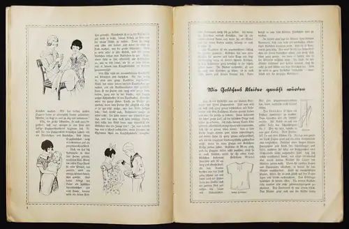 Kopp u. Renz, Die Geschichte vom Baby - 1929 PUPPENBILDERBUCH PUPPENSCHNEIDEREI