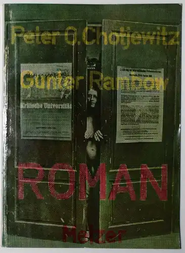 Chotjewitz, Roman - 1968 Fotos GUNTER RAMBOW STUDENTENBEWEGUNG