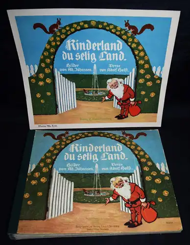 Holst, Kinderland du selig Land - 1909 JUGENDSTIL PLAKAT