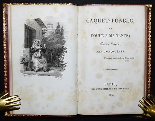 Junquieres, Caquet-Bonbec, la poule à ma tante - 1824 EROTICA