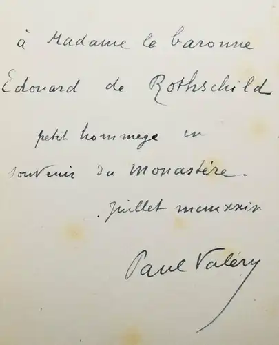 Valery, Situation de Baudelaire - 1924 SIGNIERT NUMMERIERT 1/100 Ex - ROTHSCHILD