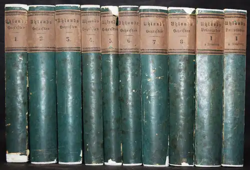 Uhland, Schriften zur Geschichte der Dichtung und Sage. Cotta 1865 GESAMTAUSGABE