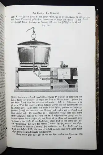 Knapp. Lehrbuch der chemischen Technologie. Braunschweig 1847 CHEMIE CHEMICS