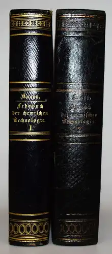 Knapp. Lehrbuch der chemischen Technologie. Braunschweig 1847 CHEMIE CHEMICS