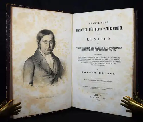 Heller, Praktisches Handbuch für Kupferstichsammler - 1850 KUPFERSTICHE