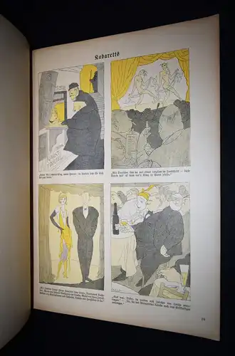 Arnold, Berliner Bilder. Simplicissimus-Verlag 1924 KARIKATUREN CARICATURES