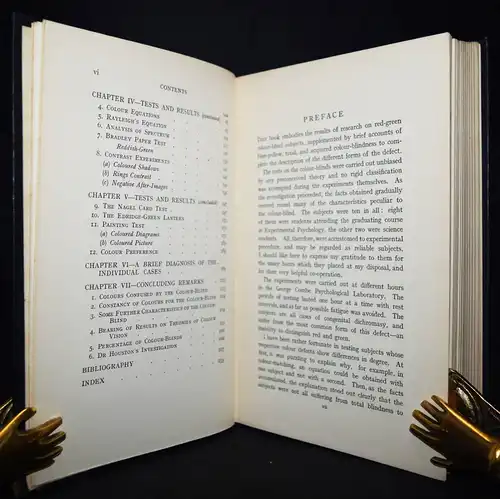Collins, Colour-Blindness - 1925 OPHTHAMOLOGY FARBENBLINDHEIT AUGENHEILKUNDE