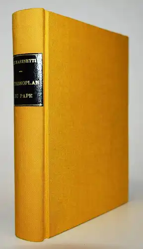 Marinetti, Le monoplan du Pape - 1912 AVANTGARDE FUTURISMUS