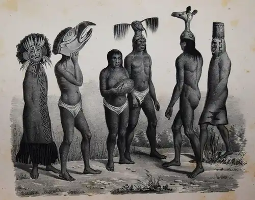 Schinz, Naturgeschichte und Abbildungen der Menschen  ANTHROPOLOGIE ETHNOLOGIE