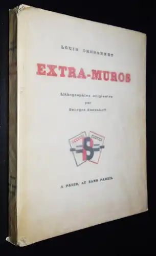 Cheronnet, Extra-Muros - 1929. Lithographies George Annenkoff. NUMMERIERT 1/200