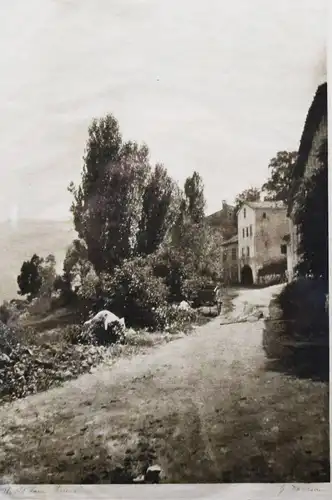 PHOTOENGRAVING ITALY 1890 - Davison, George. The old farm, Florence PICTORALISM