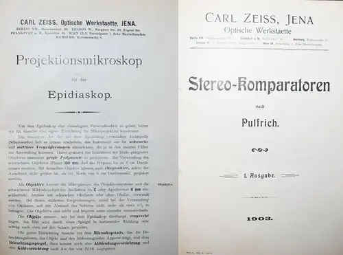 Schwarzschild - Untersuchungen...1905 FUNDAMENTALES WERK ! OPTIK ASTROPHYSIK