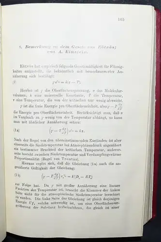 Albert Einstein - Beziehung zwischen dem elastischen Verhalten - 1911