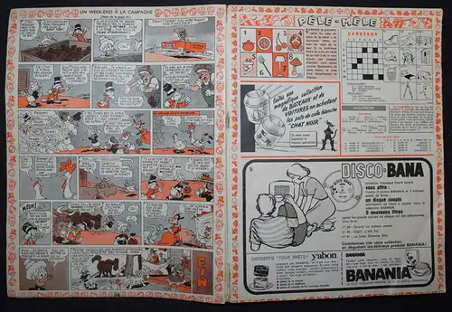 DISNEY, LE JOURNAL DE MICKEY ZEITSCHRIFTEN 17 HEFTE IN 1 BAND 1965-66