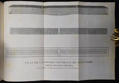 Beaumont et Tocqueville, Système penitentiaire...1836 PRISONS AMERICA GEFÄNGNIS