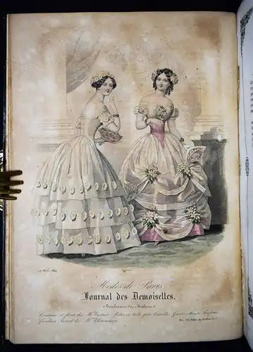 Journal des Demoiselles - 1848 - MODE-ZEITRSCHIFT TRACHTEN KOSTÜME