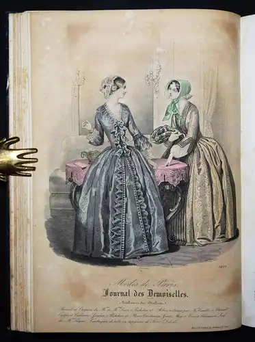 Journal des Demoiselles - 1848 - MODE-ZEITRSCHIFT TRACHTEN KOSTÜME