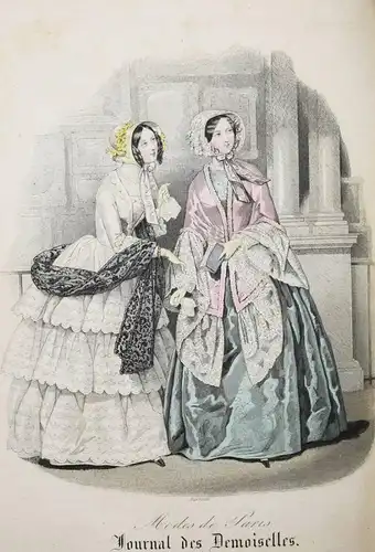 Journal des Demoiselles - 1848 - MODE-ZEITRSCHIFT TRACHTEN KOSTÜME