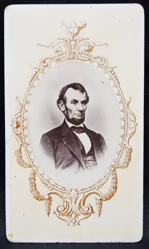 Lincoln, Orig.-Photographie um 1860 PORTRAIT PORTRAITPHOTOGRAPHIE USA