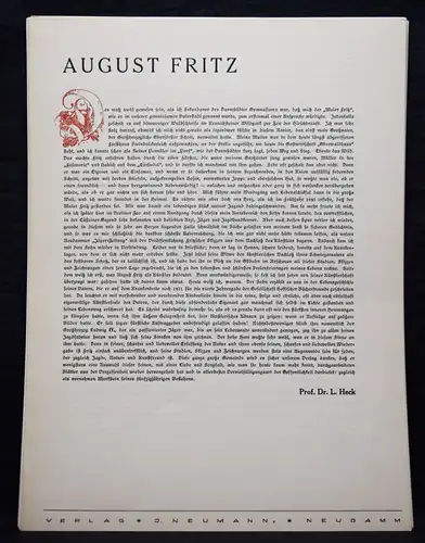 Heck, August Fritz - 1923 FOLIO