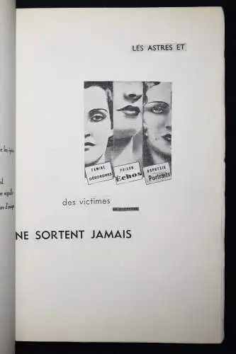 Hugnet - Marcel Duchamp, La septieme face du de 1936  - Surrealism - Surrealisme