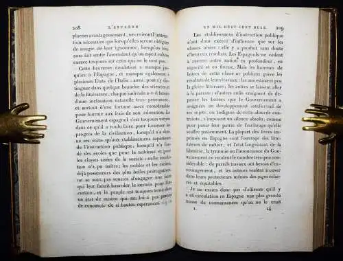 Rehfues, L’Espagne - 1811 REISEBERICHT SPANIEN REISEBESCHREIBUNG ESPANA SPAIN